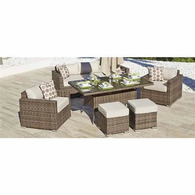 Soffa rattan hamdden patio
